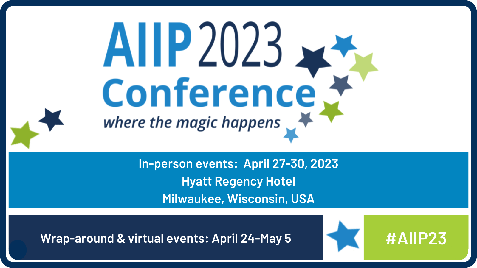 AIIP23 conference graphic