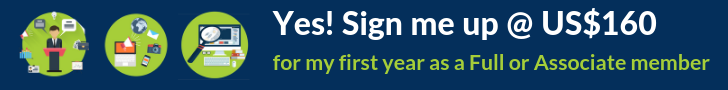 Sign up for your first year as a Full or Associate member.
